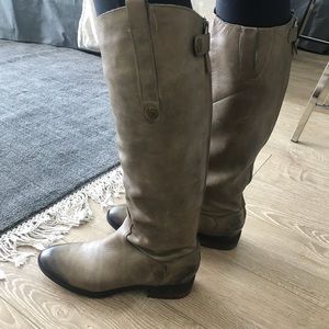 Sam Edelman Penny Olive Leather Riding Boots